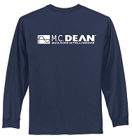 Unisex Long Sleeve T-shirt with M.C. Dean Logo