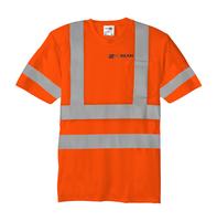 Men's ANSI 107 Class 3 Safety T-Shirt - Safety Orange