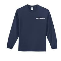 Unisex Long Sleeve T-shirt with M.C. Dean Logo - Navy