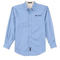 Long Sleeve Easy Care Shirt - Light Blue